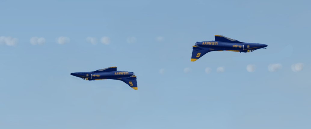 Virtual Roblox Blue Angels tweet media