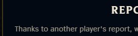 fiicav3's tweet photo. @dickbetwitchin Ye u will get notify if anyone from your past games get banned, doesnt matter if u reported them or not https://t.co/3uRl9wl8A9