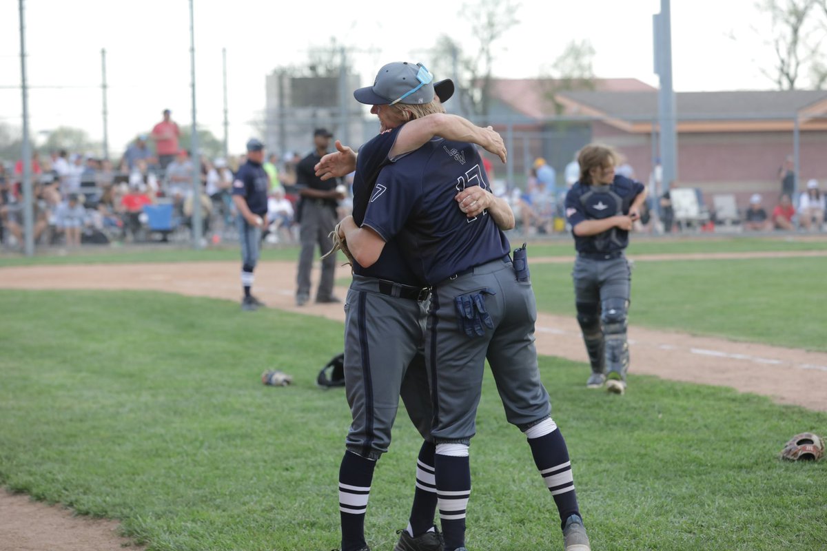DrewMDickerson's tweet photo. Big shout out to this guy right here! Coach Meyer got his BIG 400 W last night! Congratulations coach! @LSWHS_baseball @LSWSportsUpdate https://t.co/Y8Kl1GCXIY