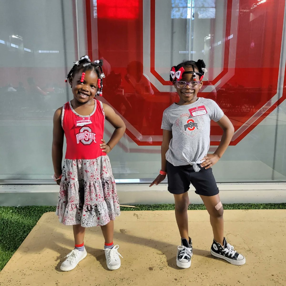 XiaChekwa's tweet photo. Got to hang with some of my favorite little people today!๐โค๏ธ I had fun showing them their dads/uncles old stomping grounds.
#OSUSpringGame2023 #BuckeyeLegacyKids #FutureBuckeyes https://t.co/p7qACKcBth