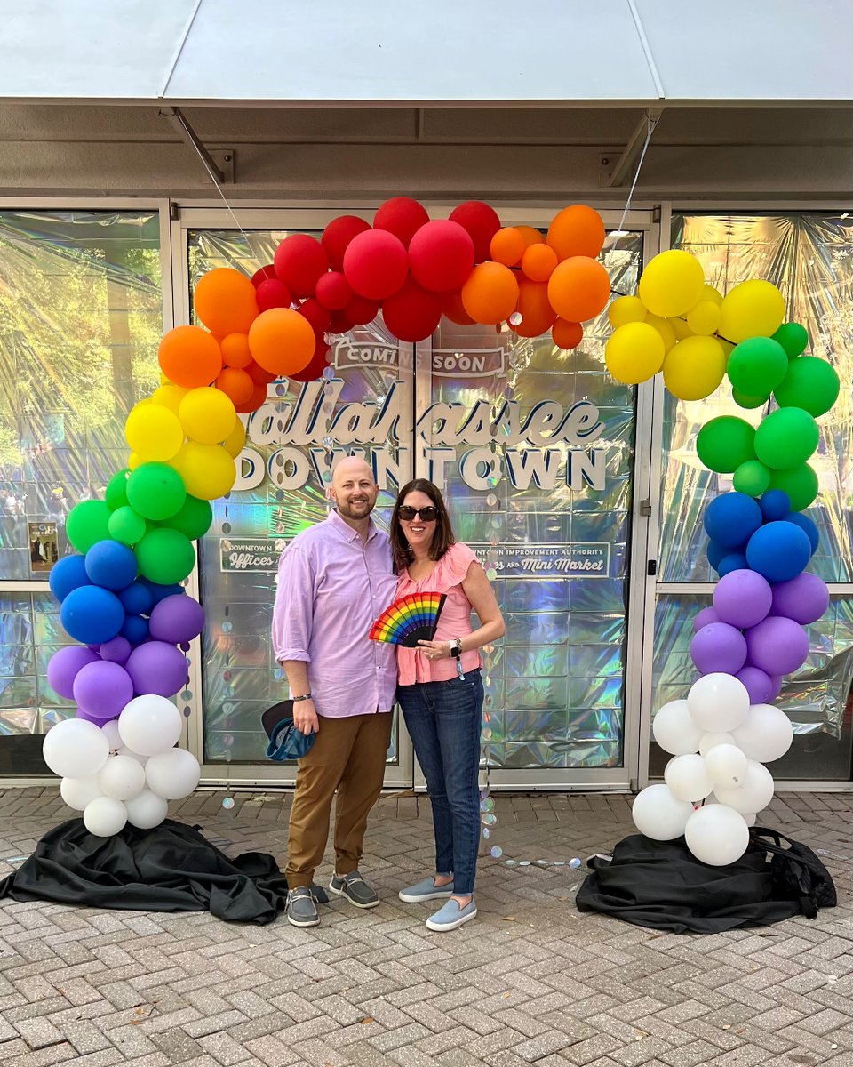 commishokeefe's tweet photo. I loved seeing so many people out at @TallyPride  fest! The weather was great and so many people turned out! I cannot wait until next year! @lkmanders 
#tallypride #tallahassee #pride #pride🌈 https://t.co/EFqqPcS2ps