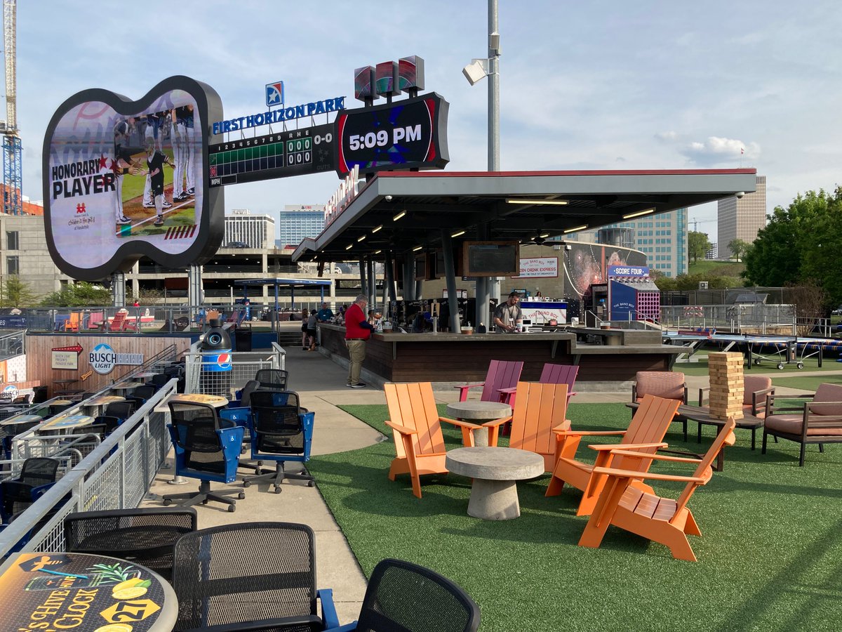 Pete Michaud on Twitter "The right field area in Nashville has an open