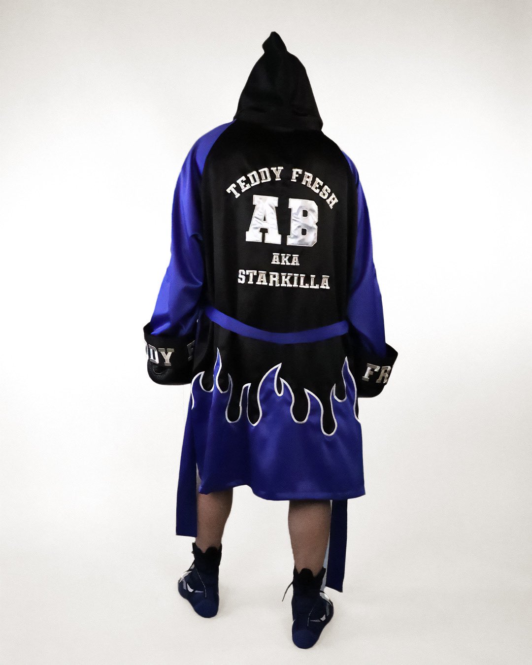 Teddy Fresh on Twitter "Custom Teddy Fresh boxing robe and shorts hand