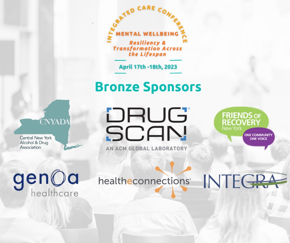 helio_health's tweet photo. THANK YOU to CYNADA, @Drugscan_Tox, @Recovery_NY, Genoa Healthcare, @_myHeC, and Integra Discovery Services, Bronze Sponsors of the 2023 Integrated Care Conference #2023ICC #HelioHealth https://t.co/rapqwWbaIU