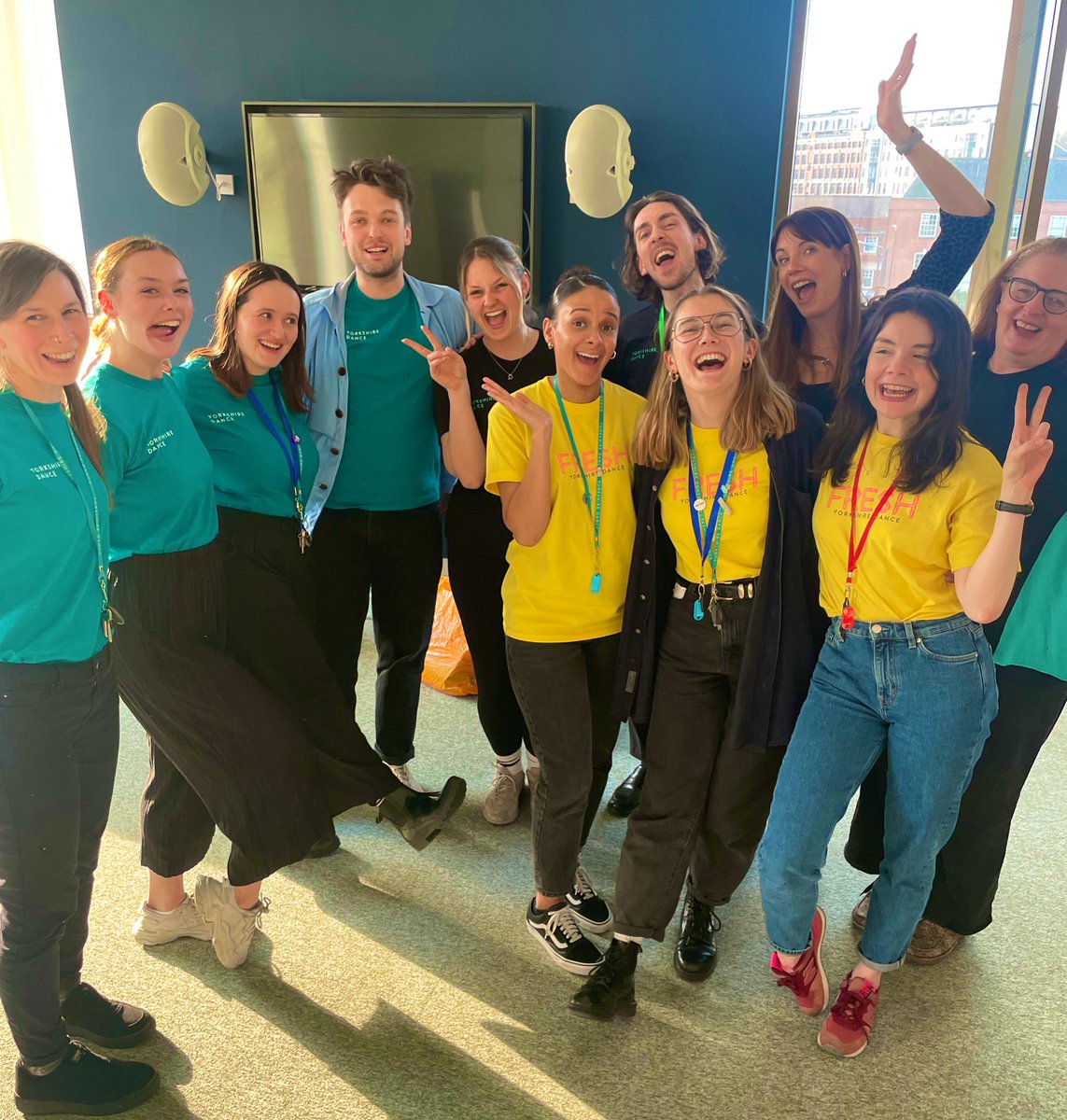 Hannah_YD's tweet photo. Big love for the @YorkshireDance team for pulling off another brilliant #Fresh2023. Over 350 amazing young dancers across 4 stages…some seriously impressive dancing. A very happy day in Yorkshire ❤️ https://t.co/vj8BtucpRU