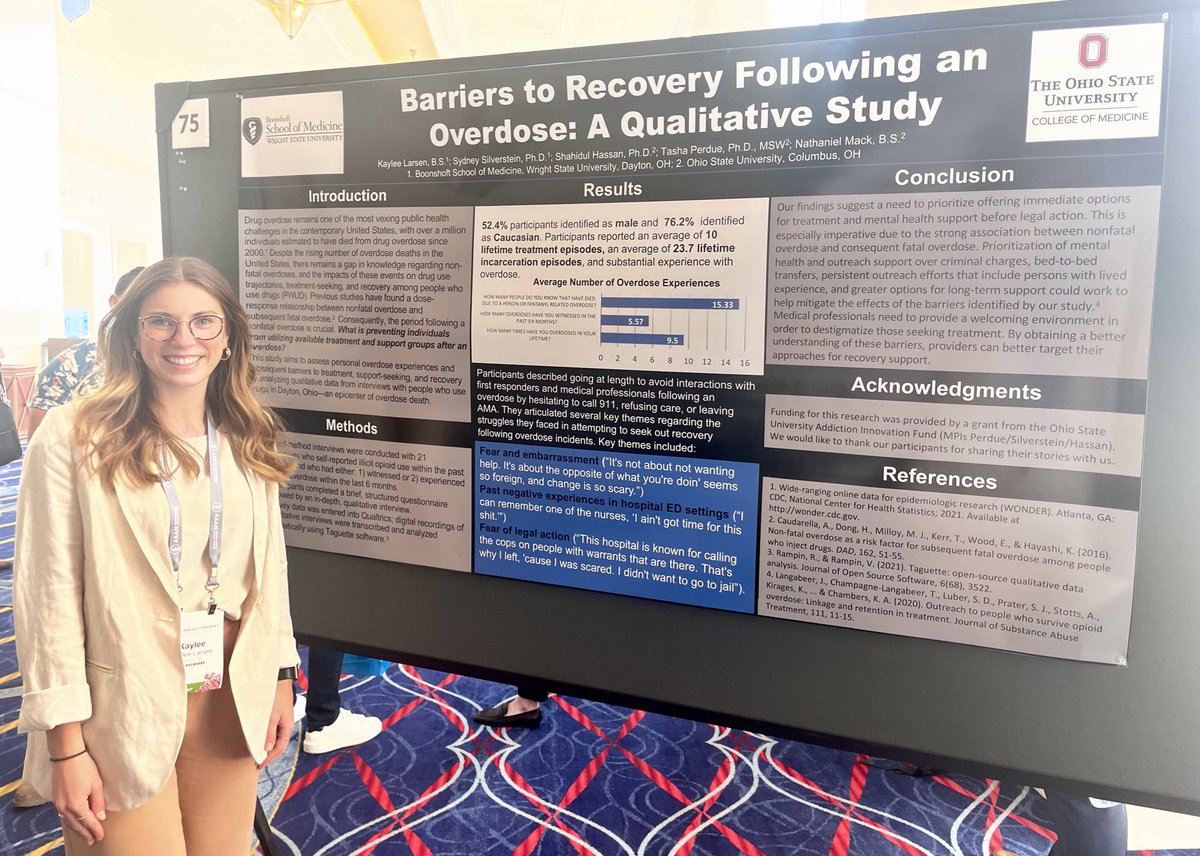 Special thanks again to @ASAMorg for the great opportunity to share our work and spread awareness on the barriers to recovery! #asam2023 #addictionmedicine