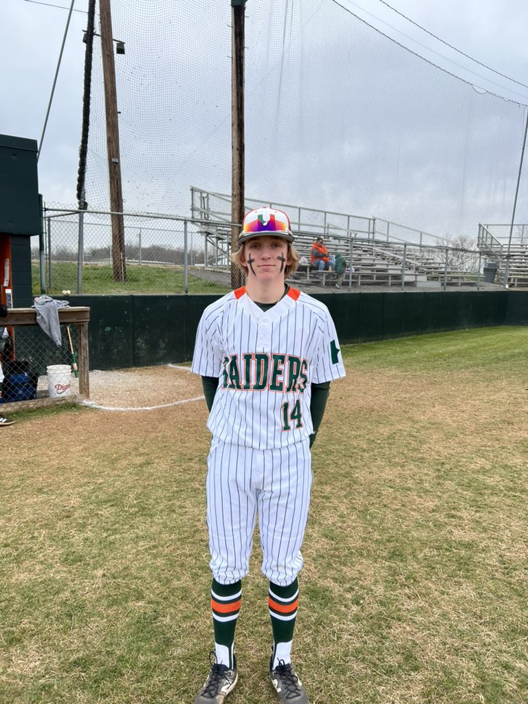 Huge shoutout to <a href="/MinorBrayden/">Brayden Minor</a> for getting the W last night against John Hardin. Brayden pitched a NO HIT shutout and got the win on the mound going 5IP 0H 0R 0ER 5BB 6K