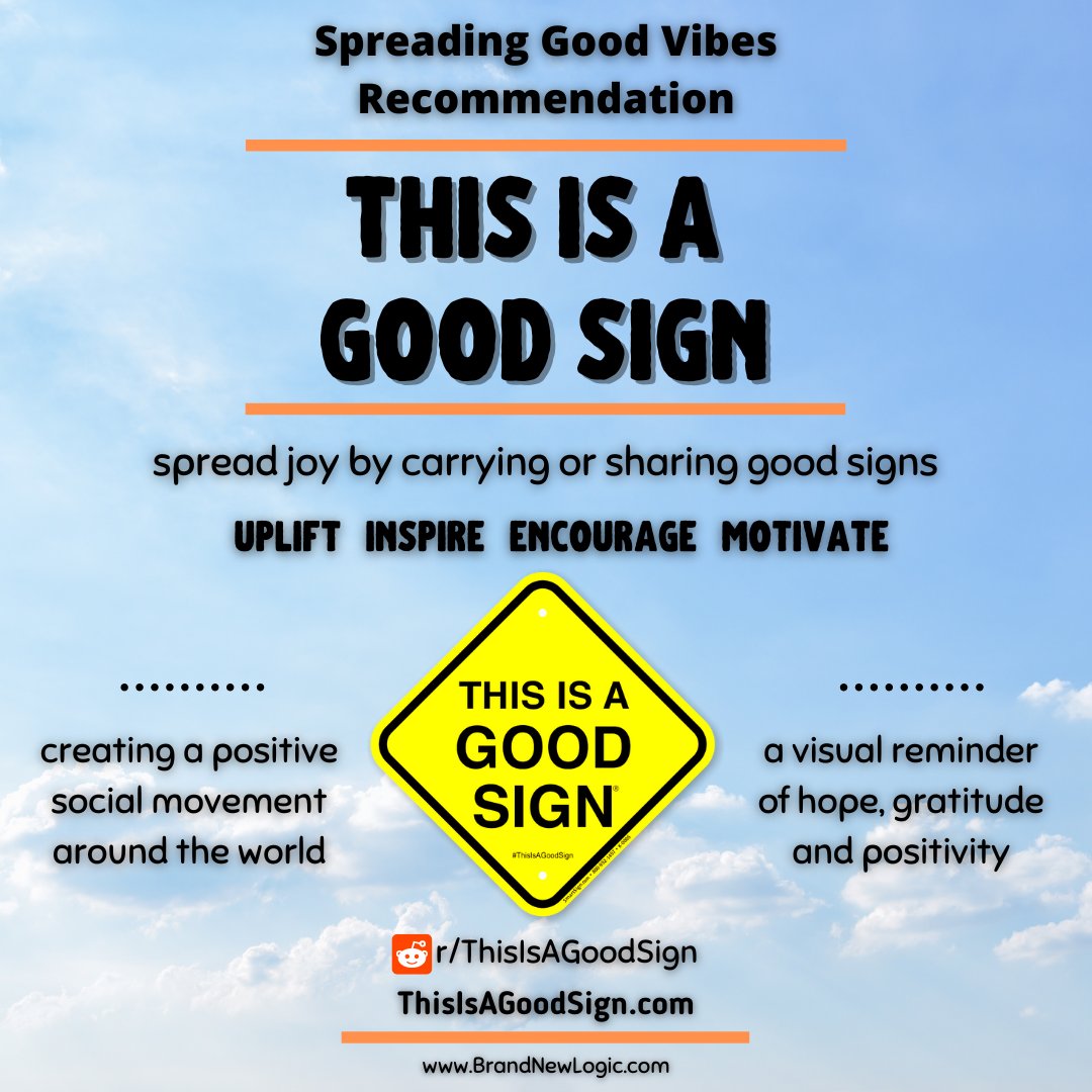 BrandNewLogicVL's tweet image. Festival season is almost here. You can help spread good vibes by sharing good signs with others. thisisagoodsign.com
brandnewlogic.com/this-is-a-good…
(for more recommendations sign up for the Email List on BrandNewLogic.com) #Thisisagoodsign #goodsign