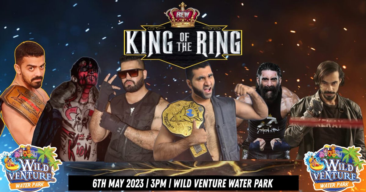 therealxekay's tweet photo. Be ready for 6th May 2023 , 3:00 a.m at Wild venture Water Park &amp; Resort.
REW - Revolution Eastern Wrestling Wild Venture Water Park And Resort 
#rew #xekay #traitorx #rewkingofthering #wildventurewaterpark https://t.co/EsKw3q86GS