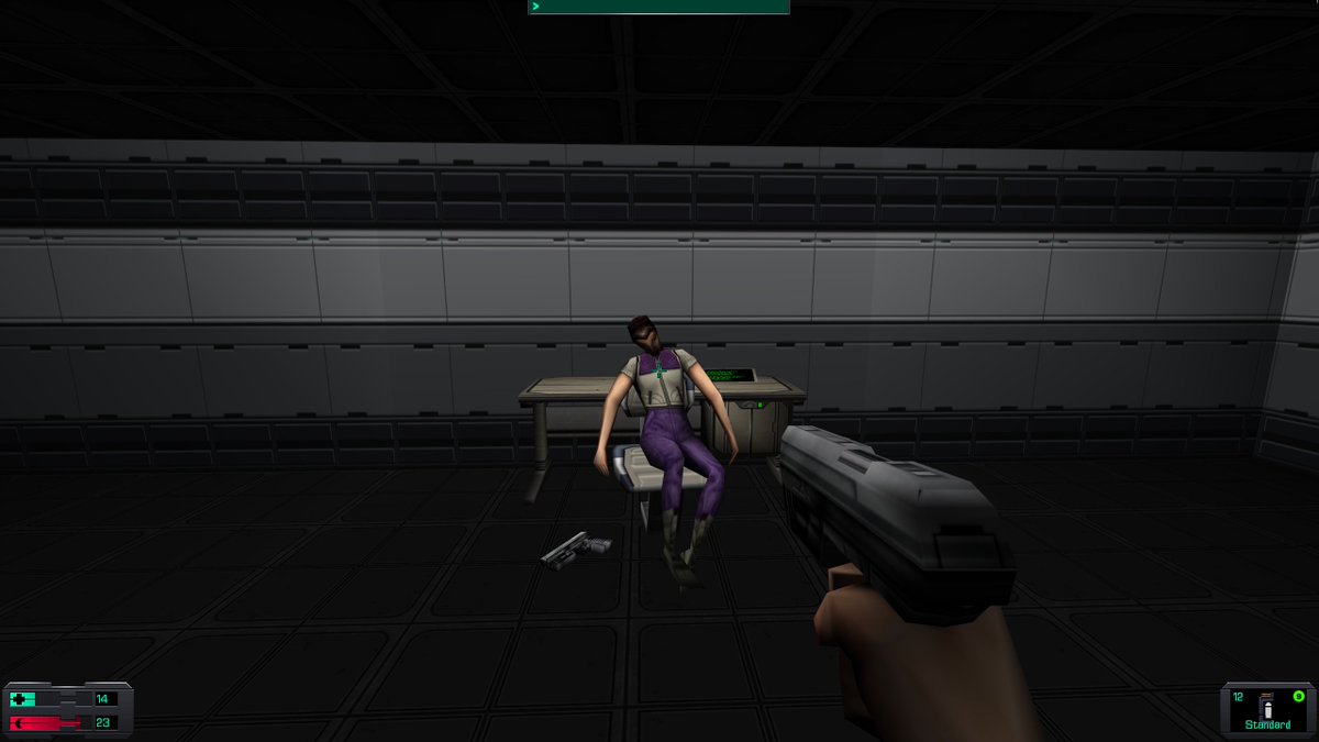 xCarpenedo's tweet image. Ken Levine é o cara dos plot twist, não tem jeito #SystemShock2 #PCMR