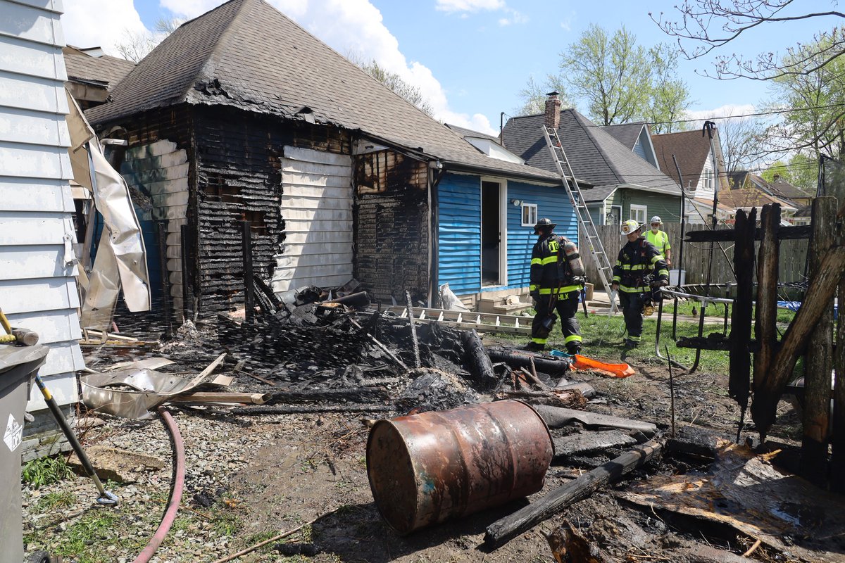 WRTV Indianapolis on Twitter "An unattended barrel fire spread to a
