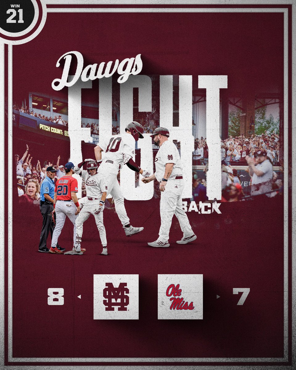 HailStateBB's tweet photo. 𝗦𝗘𝗥𝗜𝗘𝗦 𝗧𝗜𝗘𝗗! SEE. YOU. TOMORROW! 

#HailState🐶 | #SBW23 https://t.co/vcnzhxql0j