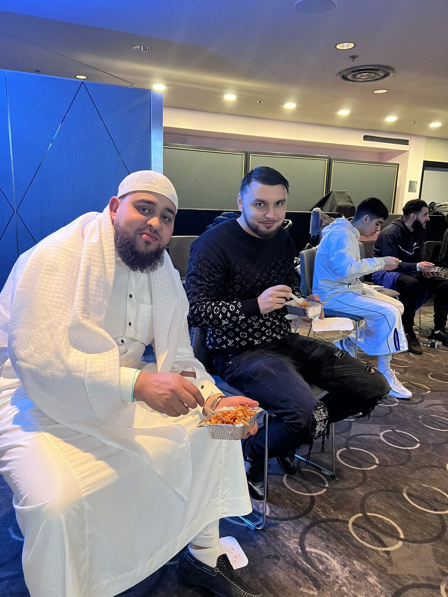 OpenIftar's tweet photo. Score! The food by #PrideofAsia at the #OpenIftar was an 'offside trap' of flavors. Hats off to the chefs and team of Pride of Asia for serving up a feast that was truly 'top corner'! ❤️ 

#RamadanFestival #Ramadan2023  #MakingMemories #FootballDiversity https://t.co/iymljYuoVK
