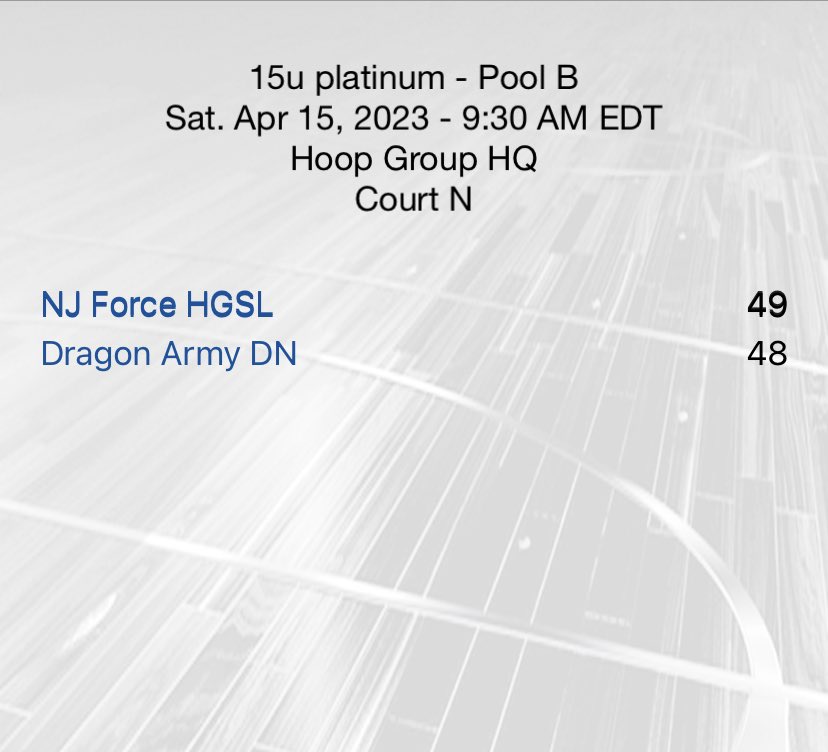 @jerseyforce_ (@jerseyforce_) on Twitter photo 2-0 day for our U15 HGSL team at <a href="/TheHoopGroup/">Hoop Group</a> April Showdown at <a href="/HoopGroupHQ/">Hoop Group HQ</a>… strong day from <a href="/chris_yevchak/">Chris Yevchak</a> (‘26 <a href="/DBFastBreakClub/">DBP Basketball</a>), Shaan Nayar (‘26 Ranney), Cameron Vick (‘26 East Brunswick) & Aidan Saint Louis (‘26 Ocean Twp) <a href="/jsavz/">Jimmer</a> <a href="/HGSL_HoopGroup/">HGSL</a> #theforceway 2-0 day for our U15 HGSL team at <a href="/TheHoopGroup/">Hoop Group</a> April Showdown at <a href="/HoopGroupHQ/">Hoop Group HQ</a>… strong day from <a href="/chris_yevchak/">Chris Yevchak</a> (‘26 <a href="/DBFastBreakClub/">DBP Basketball</a>), Shaan Nayar (‘26 Ranney), Cameron Vick (‘26 East Brunswick) & Aidan Saint Louis (‘26 Ocean Twp) <a href="/jsavz/">Jimmer</a> <a href="/HGSL_HoopGroup/">HGSL</a> #theforceway
