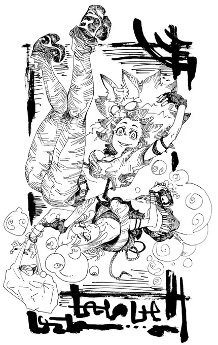 早起き練習ラクガキ。仕事ぢゃー 