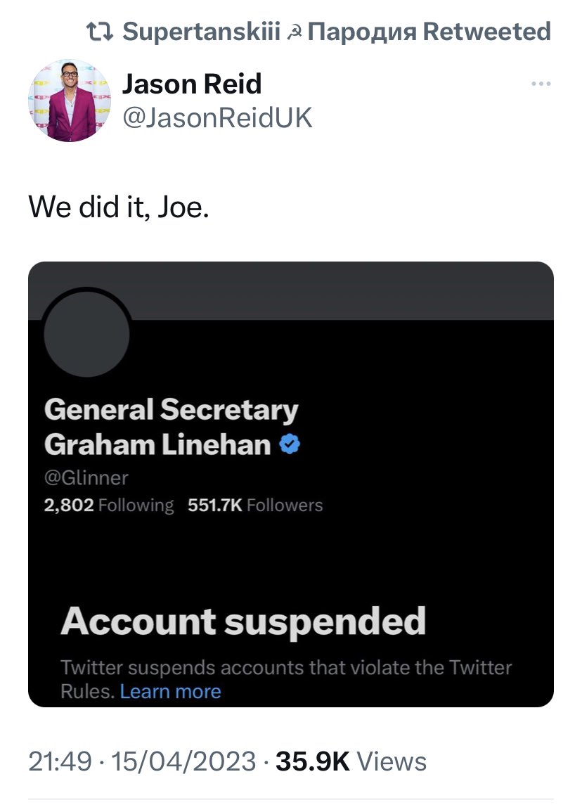 LynnSoWhat's tweet photo. This comment and the replies prove it was a mass report. Bring back @glinner please @twitter - weren’t you supposed to be about free speech since @elonmusk took over? https://t.co/HaR7oIAYkk