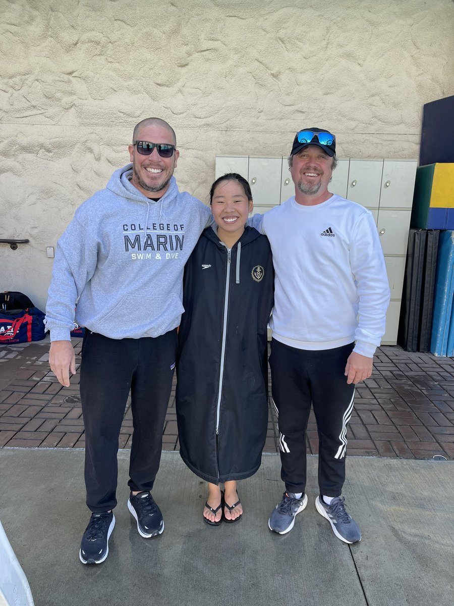 AquaticsCom's tweet photo. Congratulations to Camille Davis! She is the 2023 @Sportsccca NorCal Regional 1M diving champion! @COMAthletics @CollegeofMarin @marinij @marinij_sports https://t.co/z6BDMyrzyj