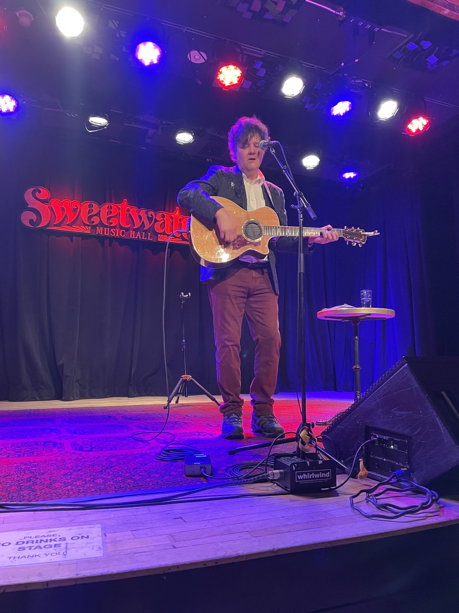 Thanks for playing for us in Mill Valley @RonSexsmith (I was the one sitting in the front row singing along to every song)
