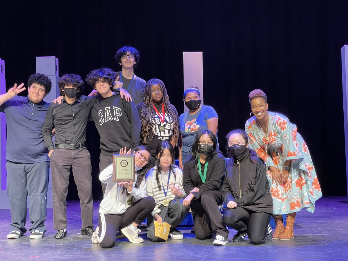 ItsSanaAleem's tweet photo. One Act Play Competition Results!  🎉🎉We won!!!!🎉🎉 Congratulations to our students and Ms.Ussery! 
@AliefISD @CastKillough @KilloughEagles @RenferdJoseph https://t.co/875sfHAAoX