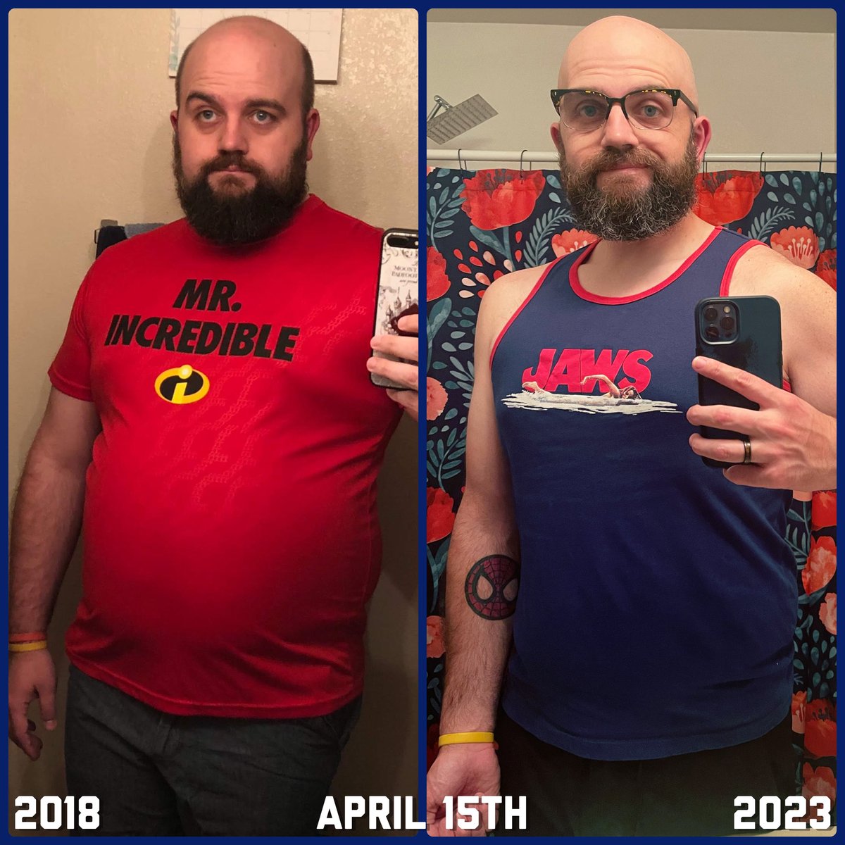 MarcVibbert's tweet photo. Five Years Progress 💪🏼
⠀
#AndyDwyerDiet #WeightLossTransformation #WeightLossJourney #WeightLoss #muscletoning #FiveYears https://t.co/Zsl4pwA9LQ