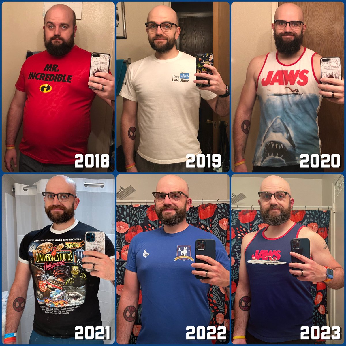 MarcVibbert's tweet photo. Five Years Progress 💪🏼
⠀
#AndyDwyerDiet #WeightLossTransformation #WeightLossJourney #WeightLoss #muscletoning #FiveYears https://t.co/Zsl4pwA9LQ
