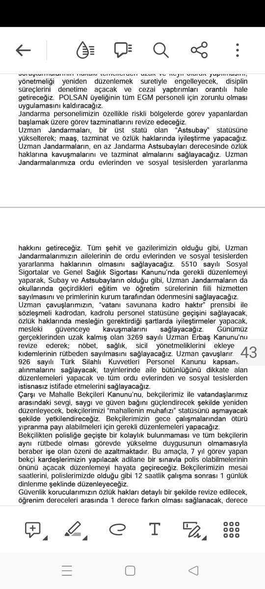 Uzman Jandarmaların Hakkı talebi yeniden <a href="/rprefahpartisi/">Yeniden Refah Partisi</a>  seçim beyannamesine istediğimiz şekilde girmiştir. Sayın Genel Başkan @ErbakanFatih beye ve bu süreçte bize destek olan sayın <a href="/CengizErduran/">Cengiz Erduran</a> beye ve ayrıca Parti yetkililerine Şükran ve saygılarımı iletiyorum.