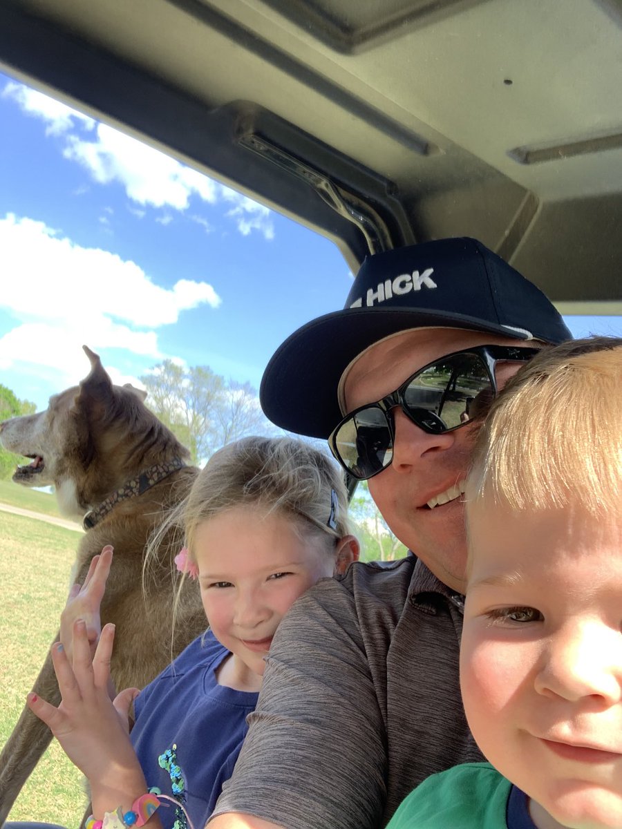 Took a ride at the golf course with my kids and realized I’ve been at The Hick 11 years today!🔥🔥 ⁦<a href="/CountryHickory/">Old Hickory Country Club</a>⁩ . Want to thank my wife, Laura, for supporting me, the six gentleman who hired me- Ron, Joey, Keith, Todd, John, and Mike, and also Steve and Leah Smith!