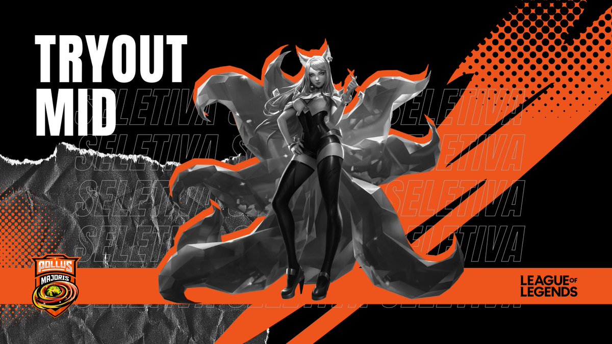 Tryout Pollus Majoris🧡✨
MID LANER

<a href="/vagas_esports/">Vagas Esports</a> <a href="/FAgencyTracker/">Free Agency Tracker</a> 

Platina +
Disponibilidade noturna
Sem remuneração
Maior de 16 anos

Mais informações na DM📩
Link do formulário nos comentários ⬇