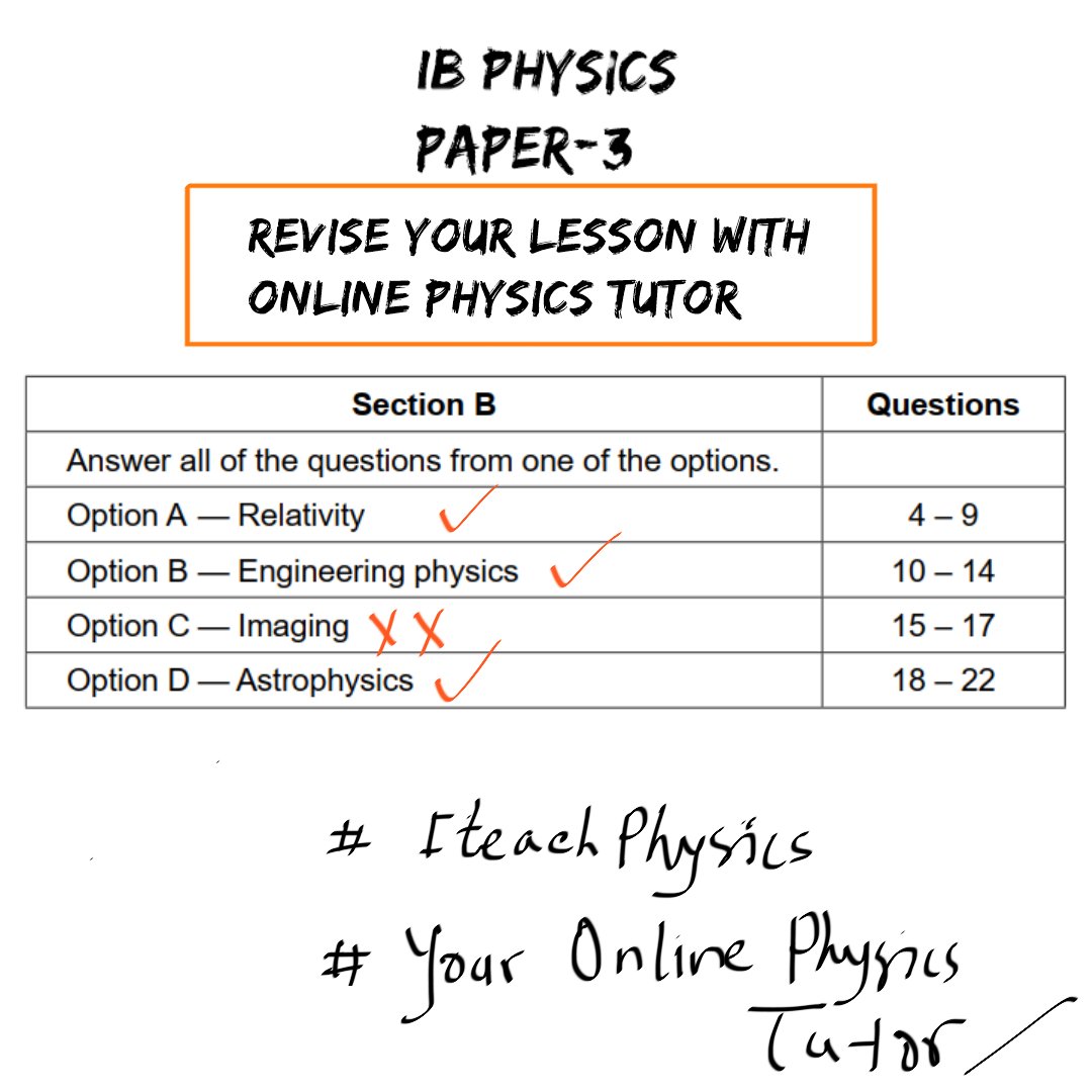 PhysicsTutor4's tweet image. #IbPhysics
#Physics 
#iteachphysics
