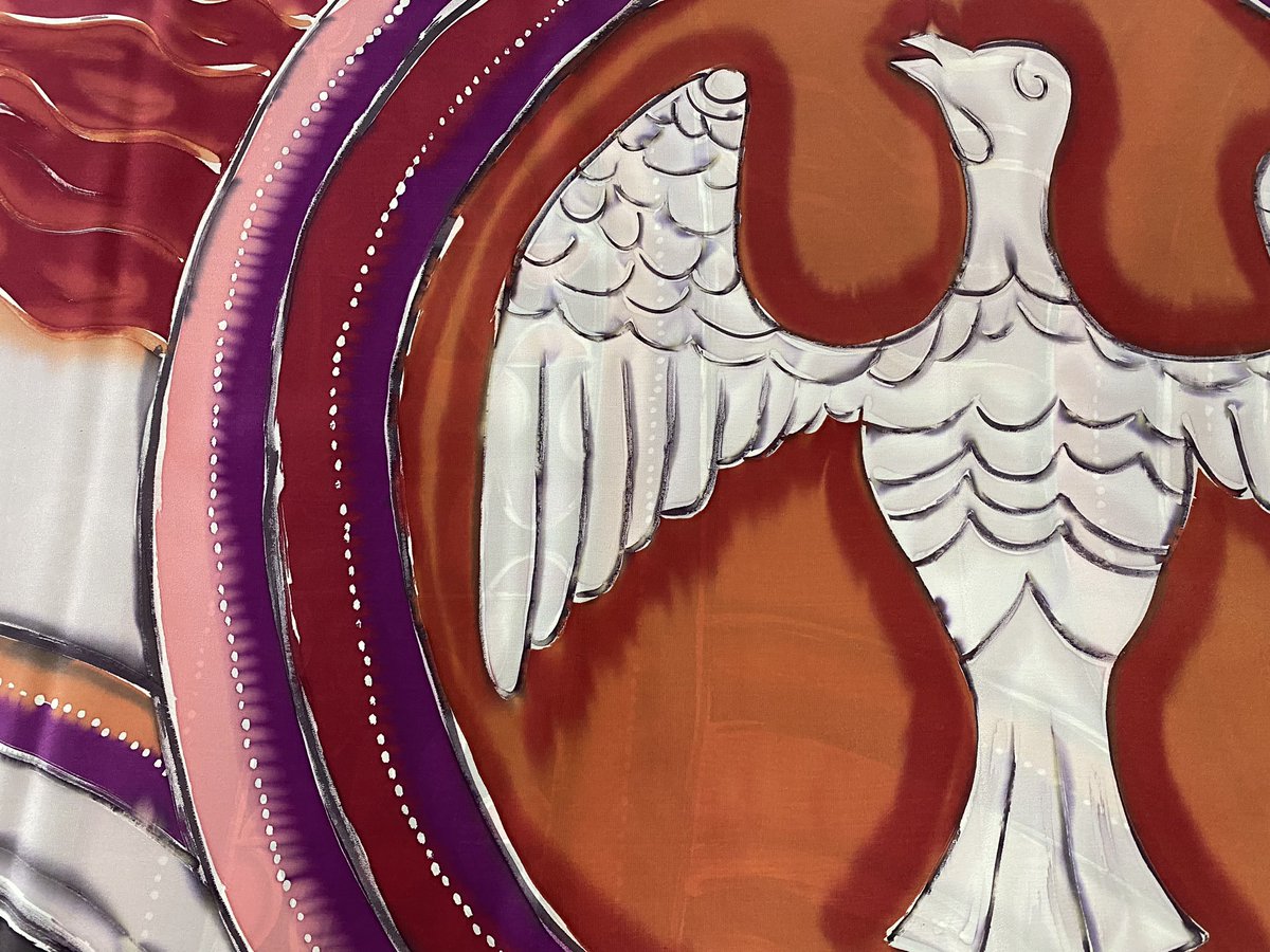 anna_mangot's tweet photo. Un trocet del nostre patrimoni transformat en seda.

Fulars sèrie “Romànic”, model AD500 inspirat en Santa Coloma.

#santacoloma #andorra🇦🇩 #romànic #sedapintada #paintedsilk https://t.co/xePL3LyGp3