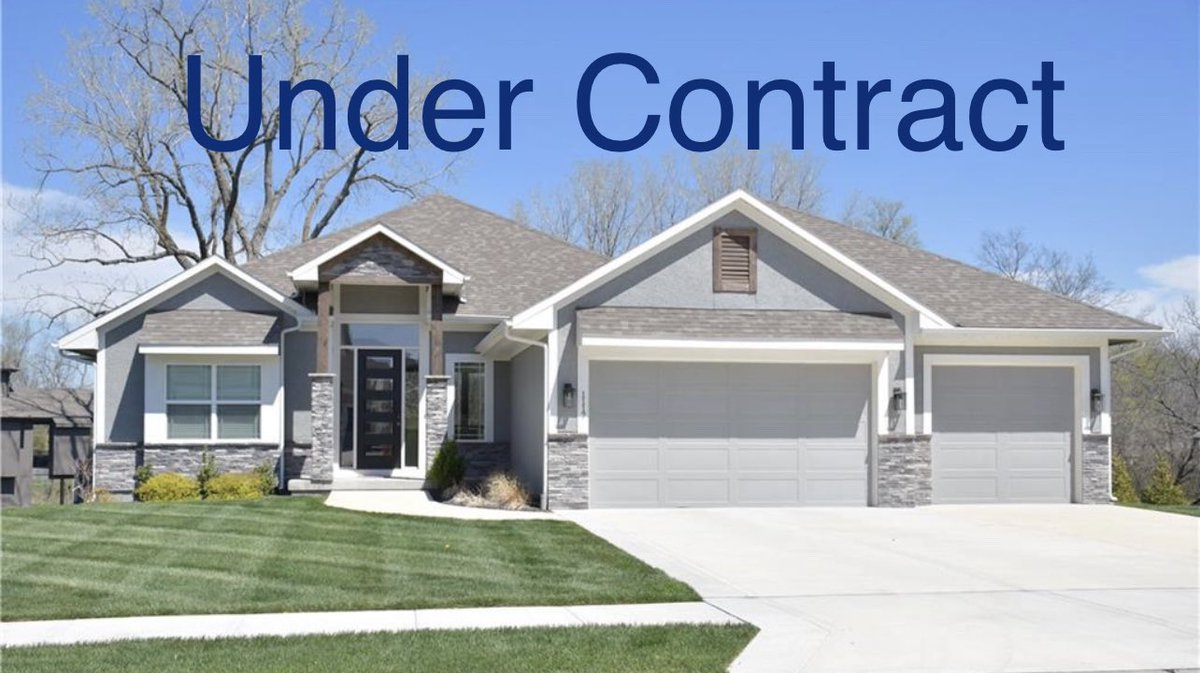 Another listing under contract!  This one went in under 13 hours and over list price, the starts aligned!  #KCRealEstate