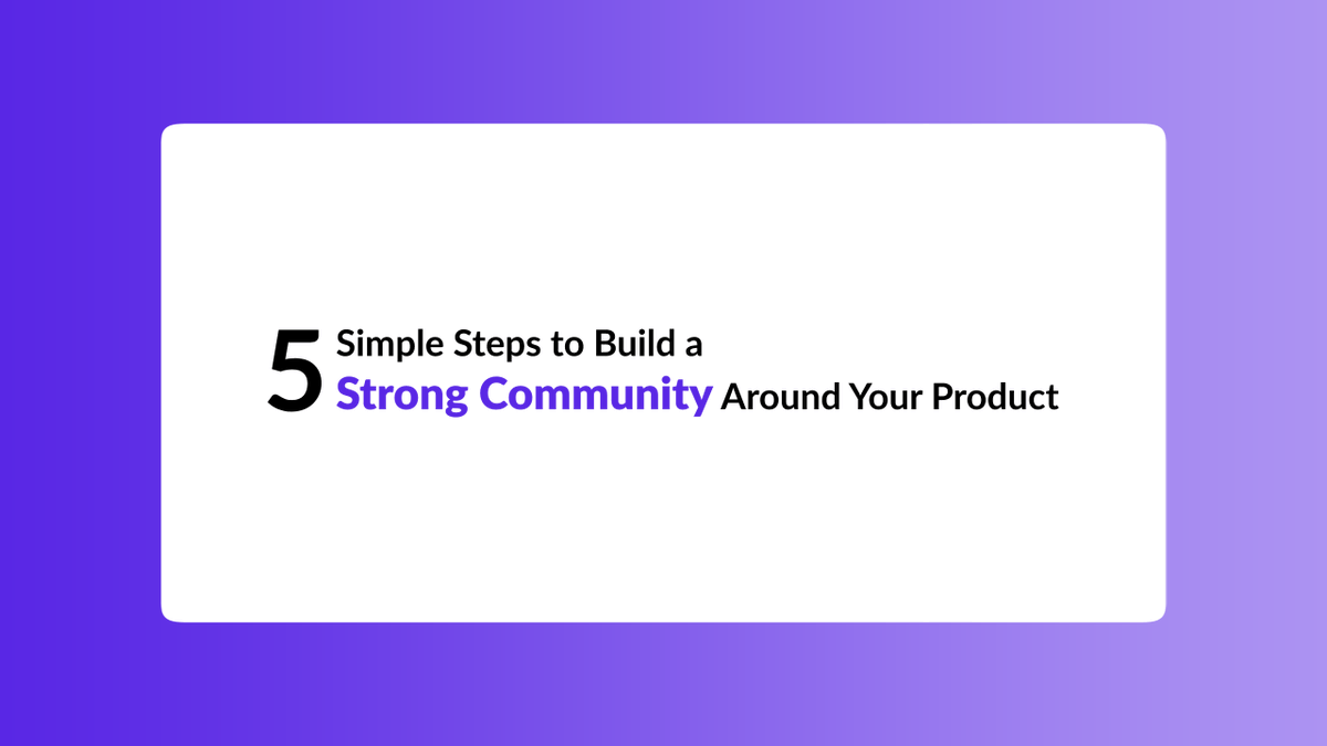 Building a strong community around your product is key to driving growth and fostering loyalty. Here are 5 simple steps to build a thriving community. #communitybuilding #buildinpublic 🧵