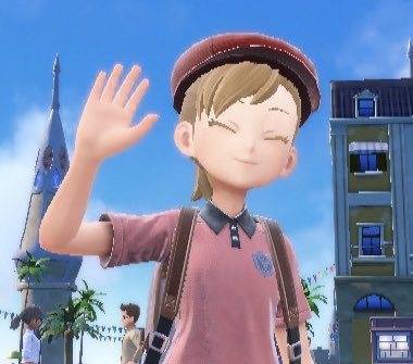 “We got some new clothes to wear at the academy…how do I look? I feel very…pink.”