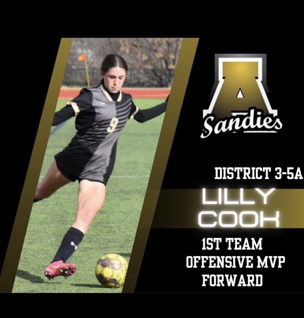 TexansECNL06's tweet photo. Congrats to our #6 @6LillyCook for earning 2023 District 3-5A 1st Team &amp; Offensive MVP Forward💥#TexansProud

@ladysandiessocc @tascosoccer @LethalSoccer @50_50Pod @TopDrawerSoccer @TheSoccerWire @PrepSoccer @EcnlTexas @ImCollegeSoccer @ImYouthSoccer https://t.co/IKnmT3PJhG