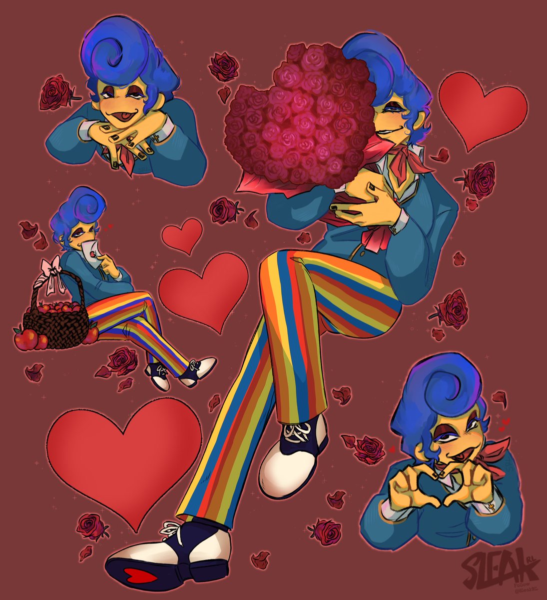 SleakRL's tweet photo. Definitely the most Darling 🌹

#WelcomeHomeWallyDarling #welcomehomefanart #wallydarlingfanart https://t.co/xfKaCW4Bf6