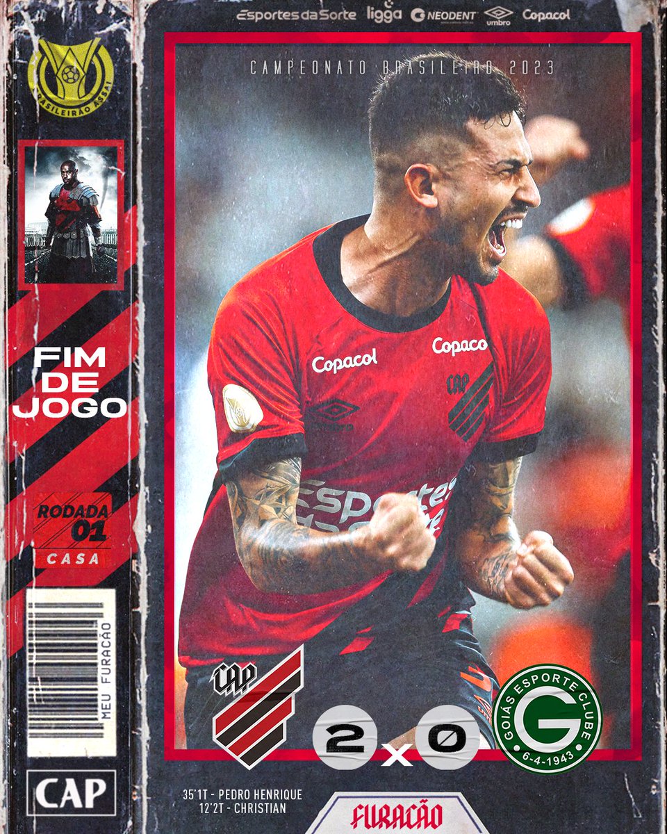 AthleticoPR's tweet photo. ✔️🌪️ TRÊS PONTOS NA ESTREIA! 

#Athletico #Brasileirão https://t.co/0fqN2svGP4