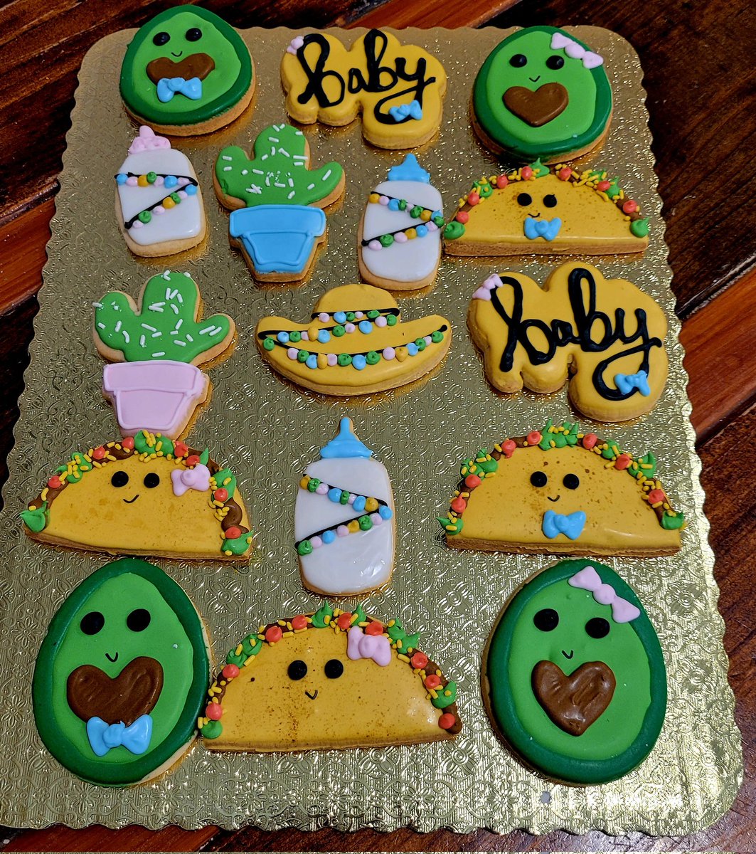 johnsons_bakery's tweet photo. Let's taco bout these cookies for a gender reveal! Can't wait to hear if it's a boy or girl. 
#johnsonsbakery #bastropbakery #downtownbastroptx #mainstreetbastrop https://t.co/jDYeKqL2CW