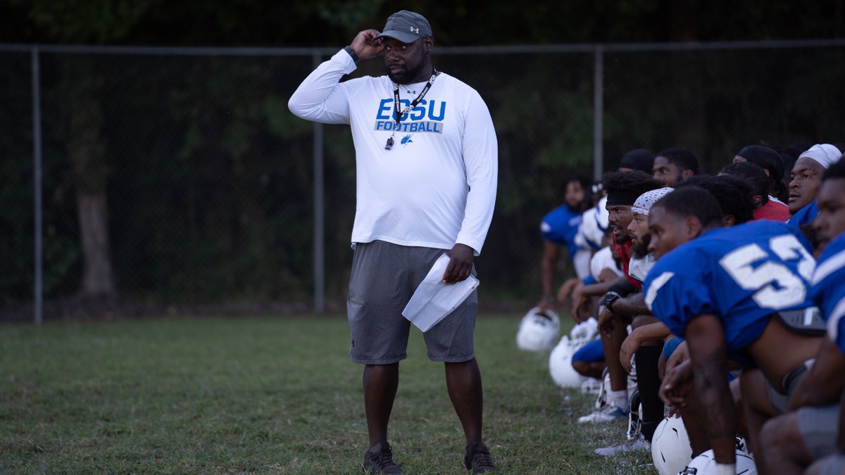 Blessed to receive my first offer from Elizabeth City State University. All glory goes God. Thank you <a href="/CoachGlanton/">Tyrone Glanton</a> <a href="/ECSUVikingFBall/">ECSUVikingFootball</a> for this opportunity.