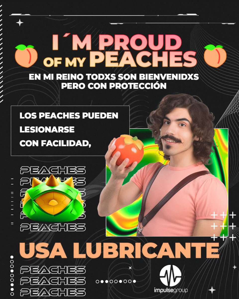 ImpulseGdlPV's tweet photo. 🍑 I´m proud of my peach
Los peaches pueden lesionarse con facilidad. Usa lubricante para reducir el riesgo de generar medios de entrada para infecciones de transmisión sexual como el VIH. 

#salud #VIH #peaches #gdl #impulsegdlpv #impulse #SuperMarioMovie #bowser https://t.co/67QKfPv4Q1