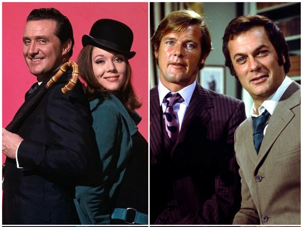 QuantumofTweets's tweet image. Friendship goals. #TheAvengers #ThePersuaders #ClassicTV