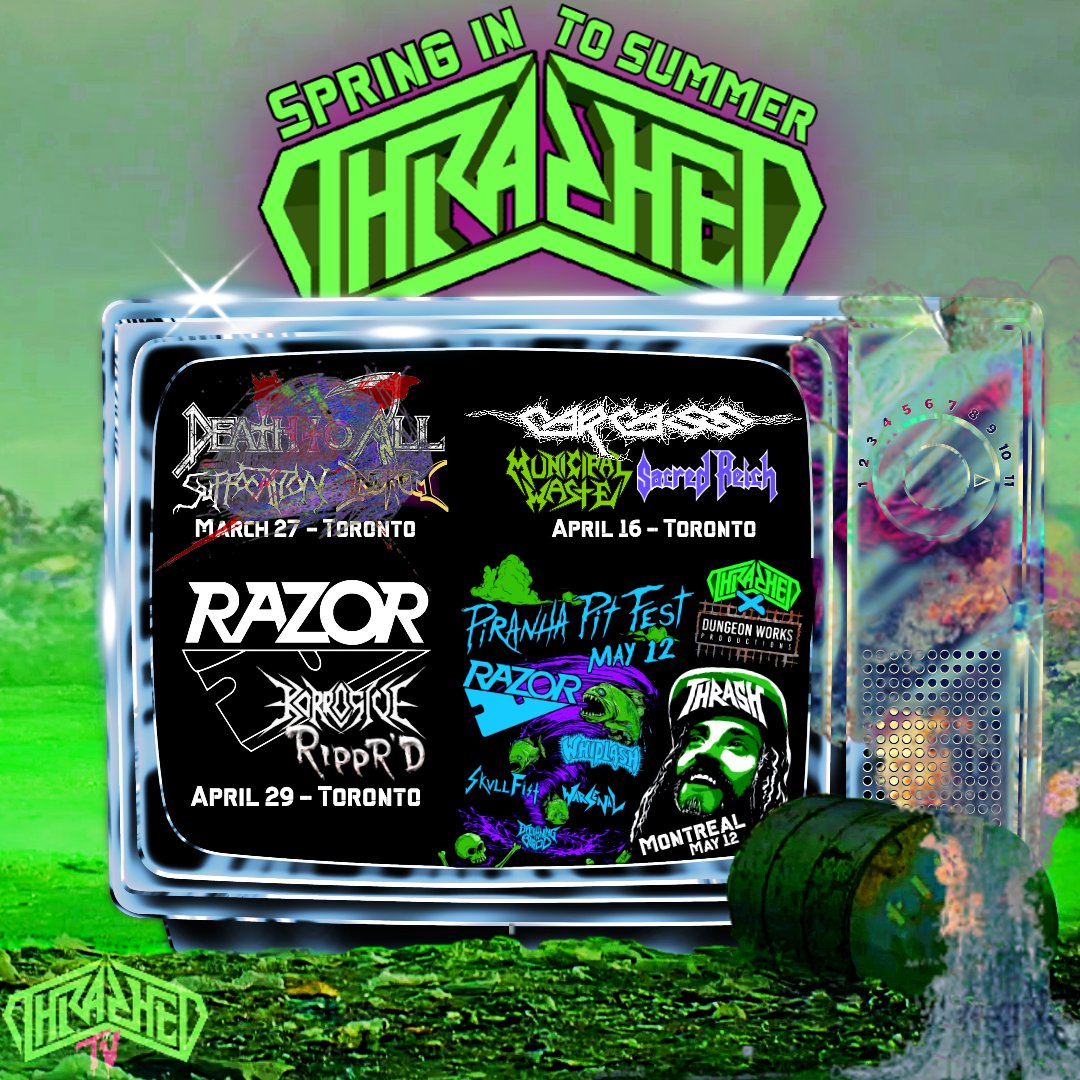thrashedtv's tweet photo. We'll be at @thephoenixtdot tomorrow for @CarcassBand @MUNICIPALWASTE &amp; @SacredReich 🤘🍁

#ThrashedTV #ThrashedLIVE https://t.co/MFOzNgz009