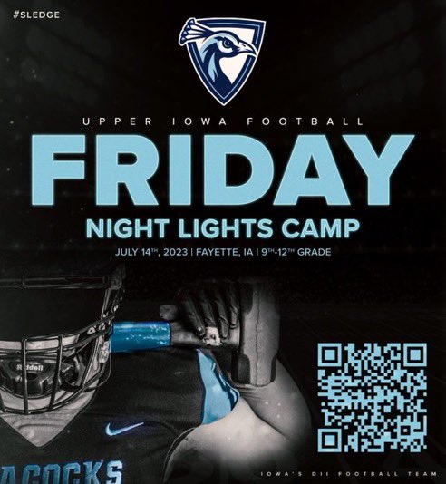 Thanks for having me I had a great time and visit‼️I’m looking forward to the camp! <a href="/Coach_Hoskins/">Jason Hoskins</a> <a href="/CoachParling/">Heath Parling</a> <a href="/Upper_Iowa_FB/">Upper Iowa Football</a>