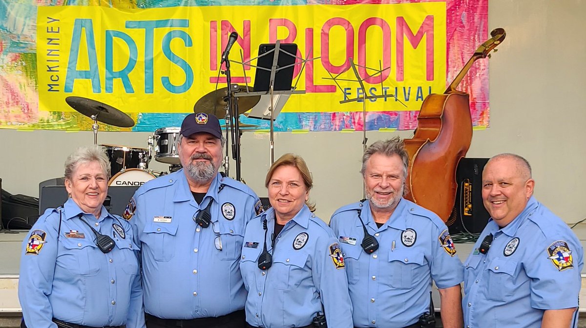 CitzPatrolMcK's tweet photo. Mckinney COP at the Mckinney Arts in Bloom Festival - 2023 https://t.co/vPaXwB2NKz