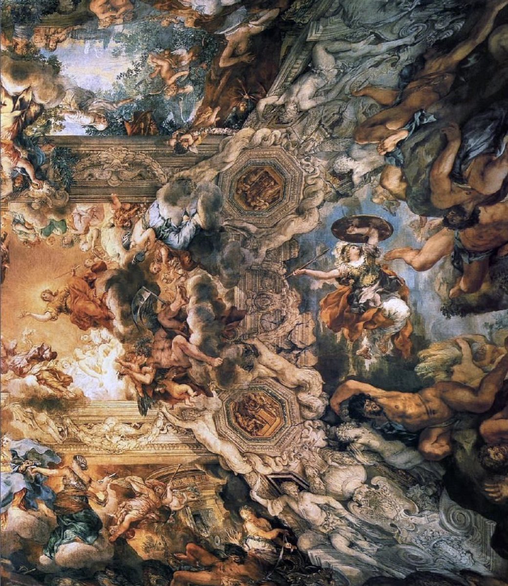 Allegory of Divine Providence and Barberini Power in Rome, Italy