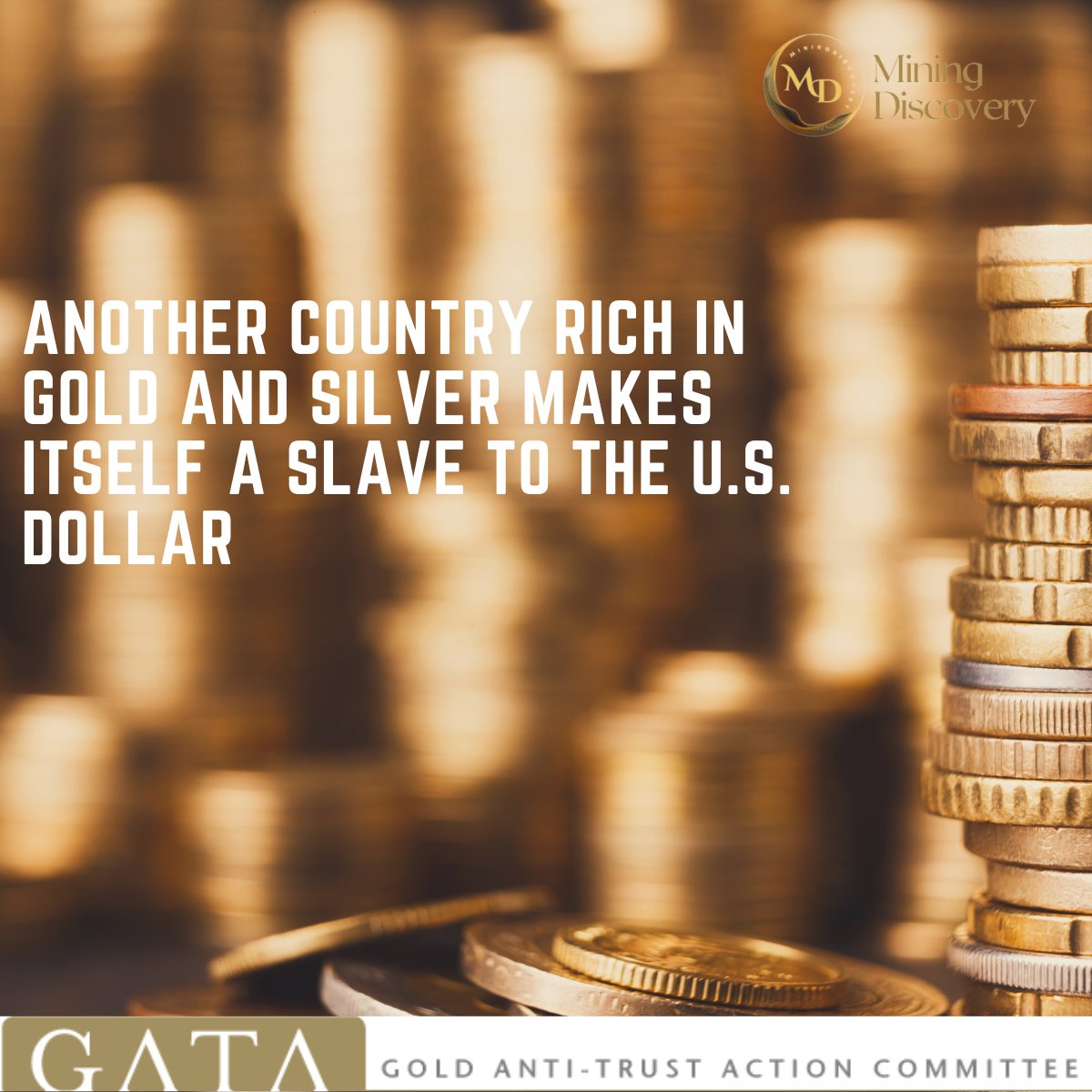 MiningDiscovery's tweet photo. Another country rich in gold and silver makes itself a slave to the U.S. dollar https://t.co/4KtQMm5tUX
#goldmining #gold #mining #goldrush #goldmine #goldprospecting #miningdiscovery #mininglife #miningengineering #prospecting #adventure #miners #geolo... https://t.co/oB5YewUgZc