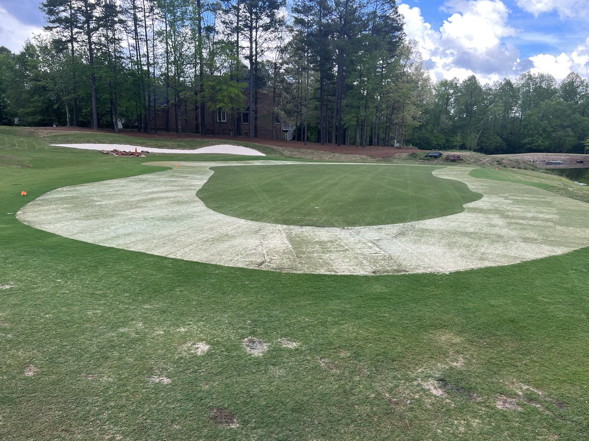 Pretty amazing to see how many more hole locations captured with expanding a few greens to there original size at Brier Creek.  Grow baby grow