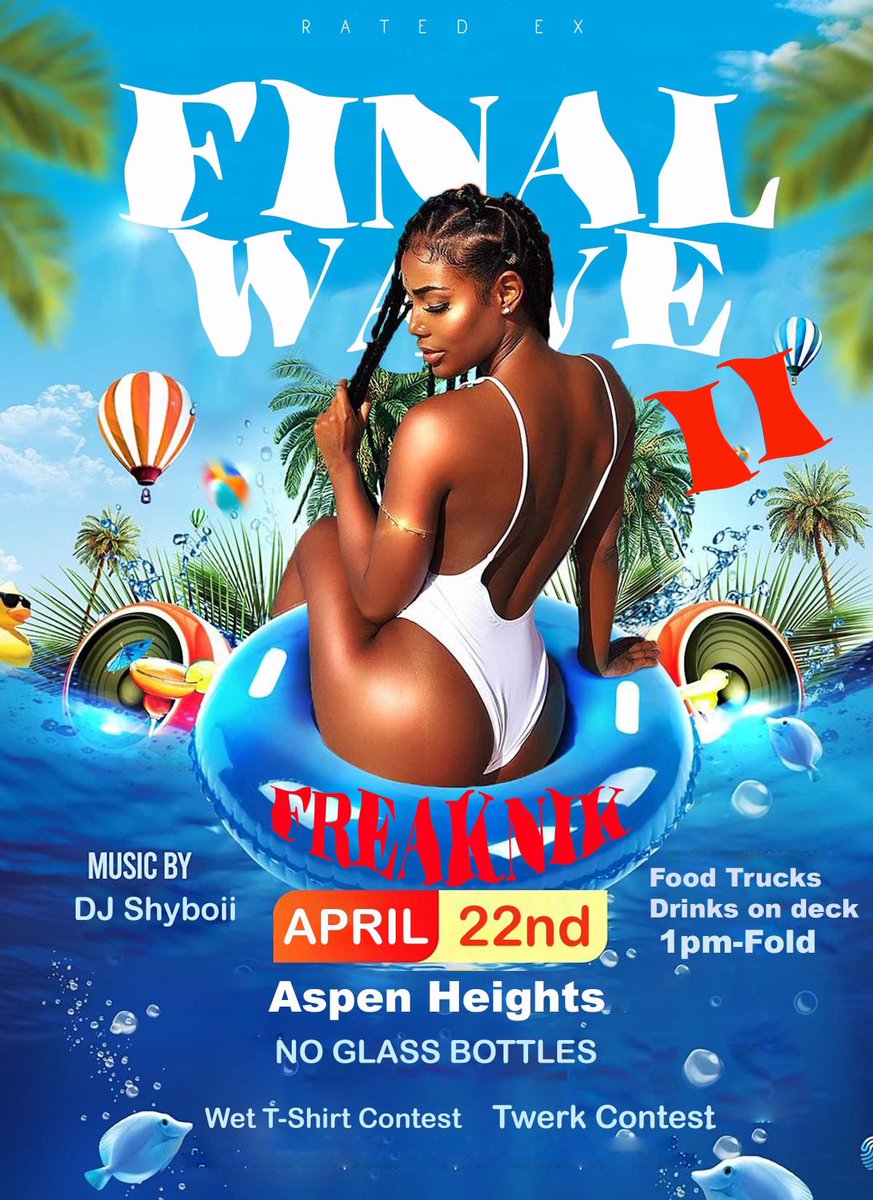 Come Get Wet. 🏝️ #finalwave2
