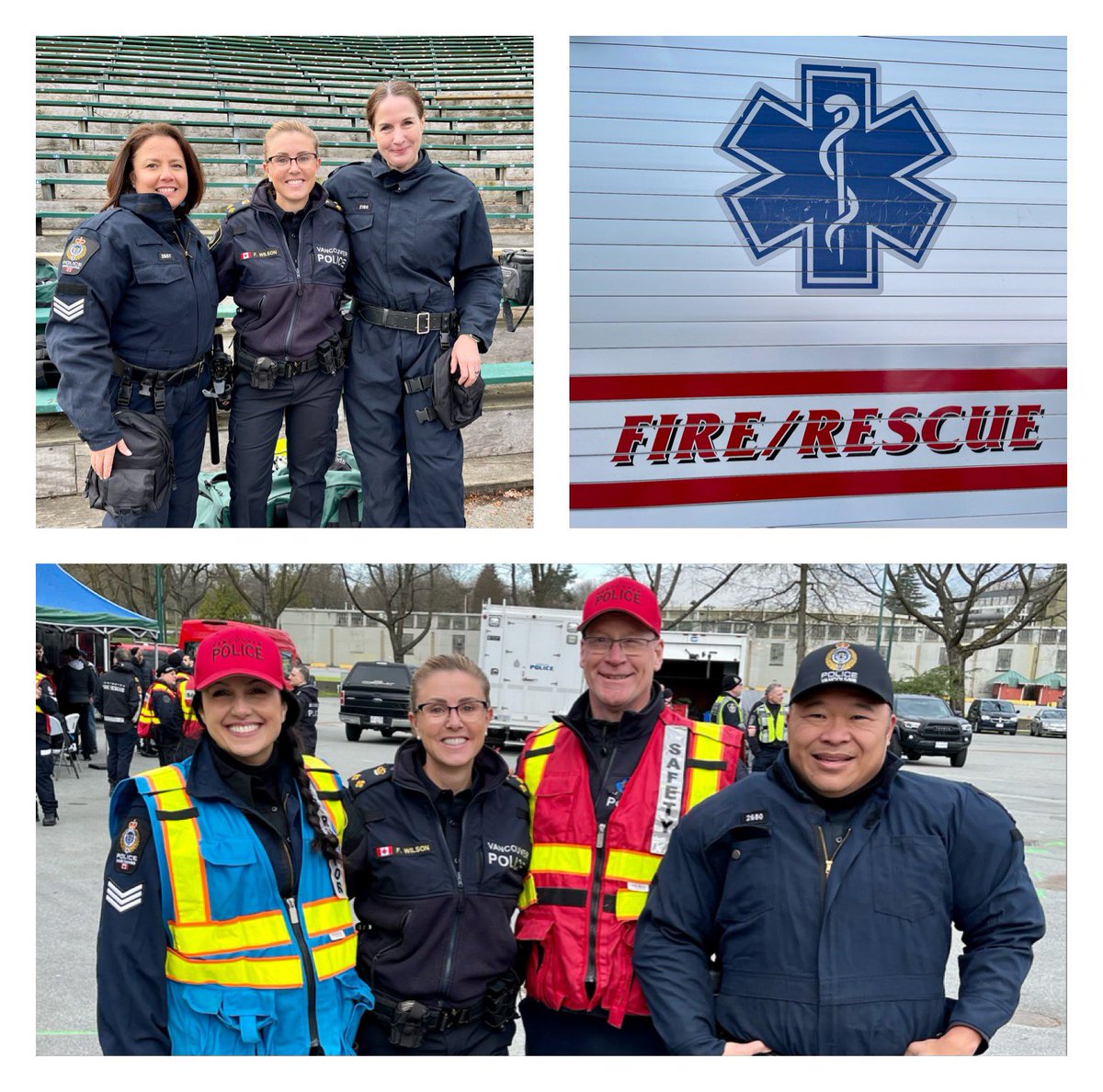 ChiefVicPD's tweet photo. This week I had the chance to visit @VancouverPD members from across all three divisions training along side @VanFireRescue members. So #grateful for the amazing partnership we’ve shared for many years! #publicsafetyunit @Karen_Fry @sandyavelarpro @JasonChan1894 https://t.co/Zv1ddQAuyA