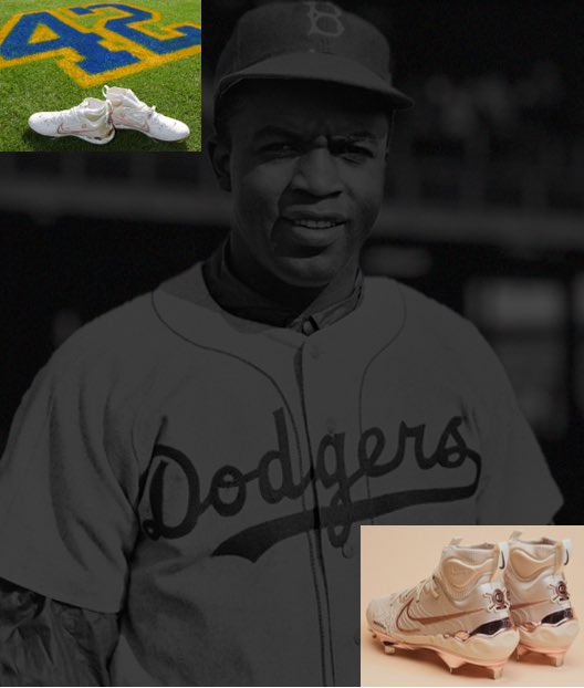 derek_moos's tweet photo. Thanks to our EQ staff for pulling this off and playing a small part in representing something so big. Happy to support @nikediamond and be a part of Jackie Robinson Day. #Movement42 https://t.co/YC3RSkkQee