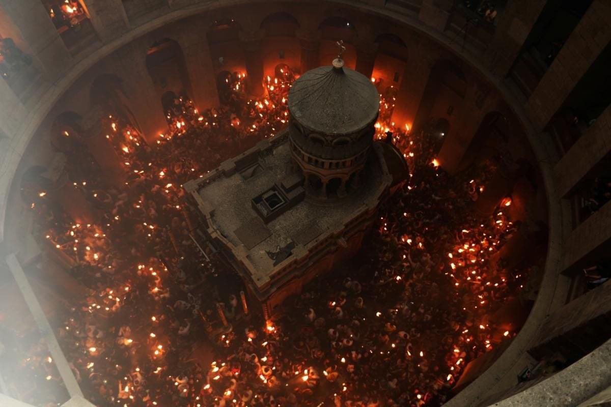Holly Fire is emerged and world will have another year! Happy Easter my dear orthodox friends!